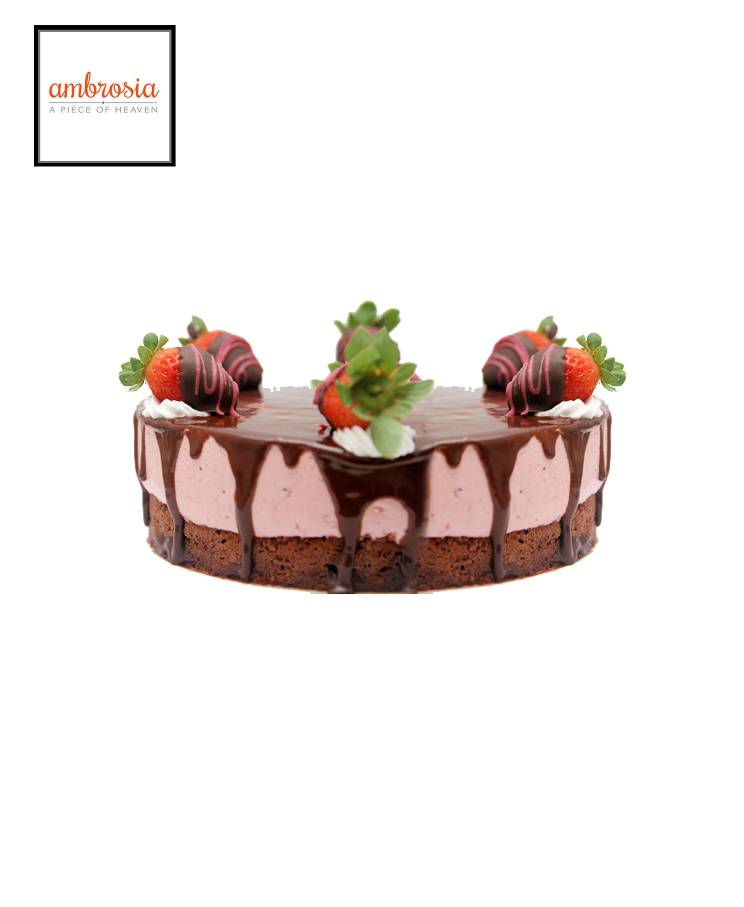 Strawberry Mousse Brownie